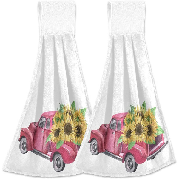 Gracie Oaks Kitchen Hanging Hand Towels,Absorbent Tie ...
